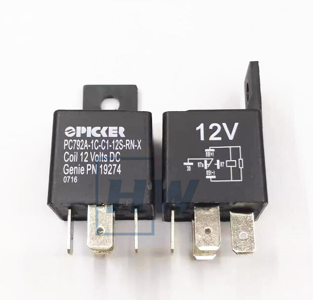 2pc PC792A-1C-C1-12S-RN-X PICKER 5-pin 12V Automobile Relay