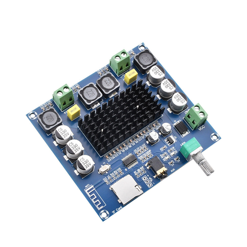 XH-A105 Bluetooth 5.0 TDA7498 Digital Amplifier Board 2x100W Stereo AMP TF