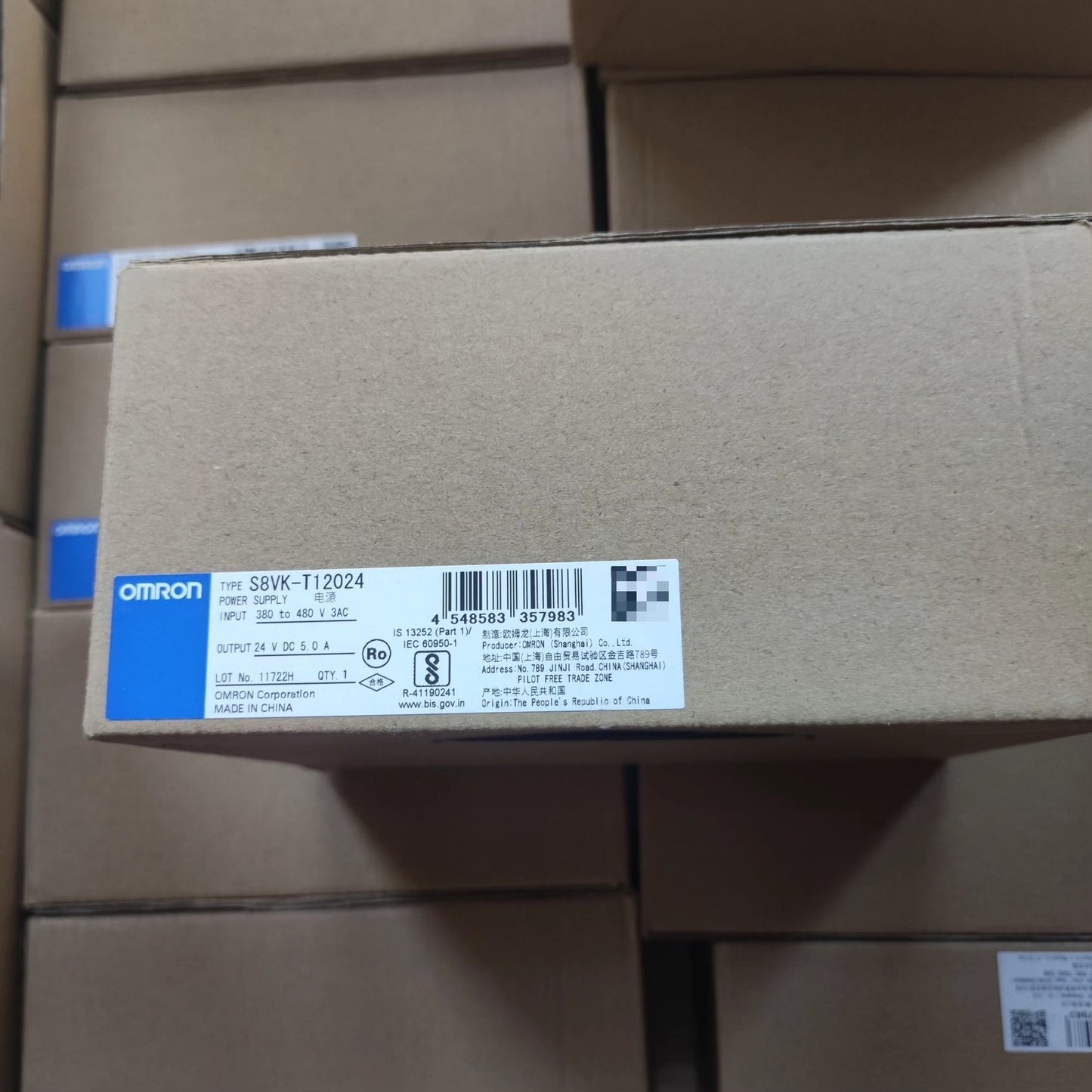1pcs Omron S8VK-T12024 Power Supply