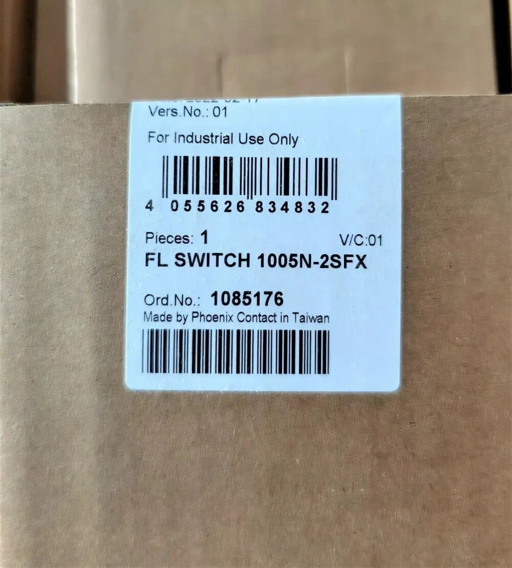 Phoenix Contact FL SWITCH 1005N-2SFX Industrial Ethernet Switch 1085176 #P