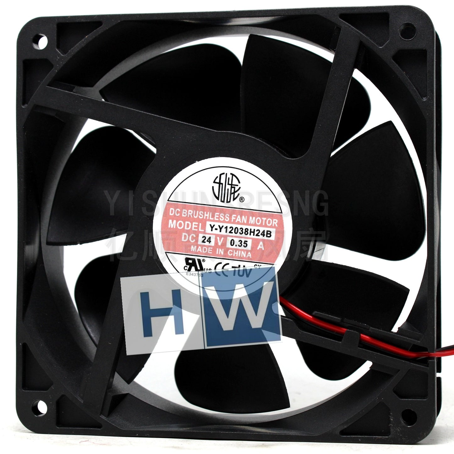 1PC Y-Y12038H24B DC24V 0.35A 12CM Welding Machine inverter Cooling Fan