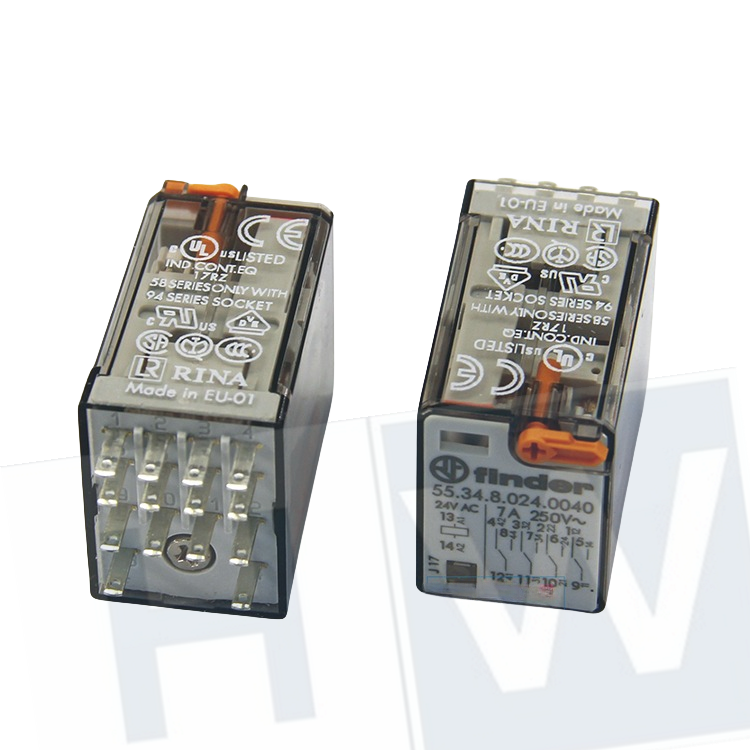 10pcs/Box Finder Power Relay 55.34.8.024.0040 24VAC 7A 14-pin