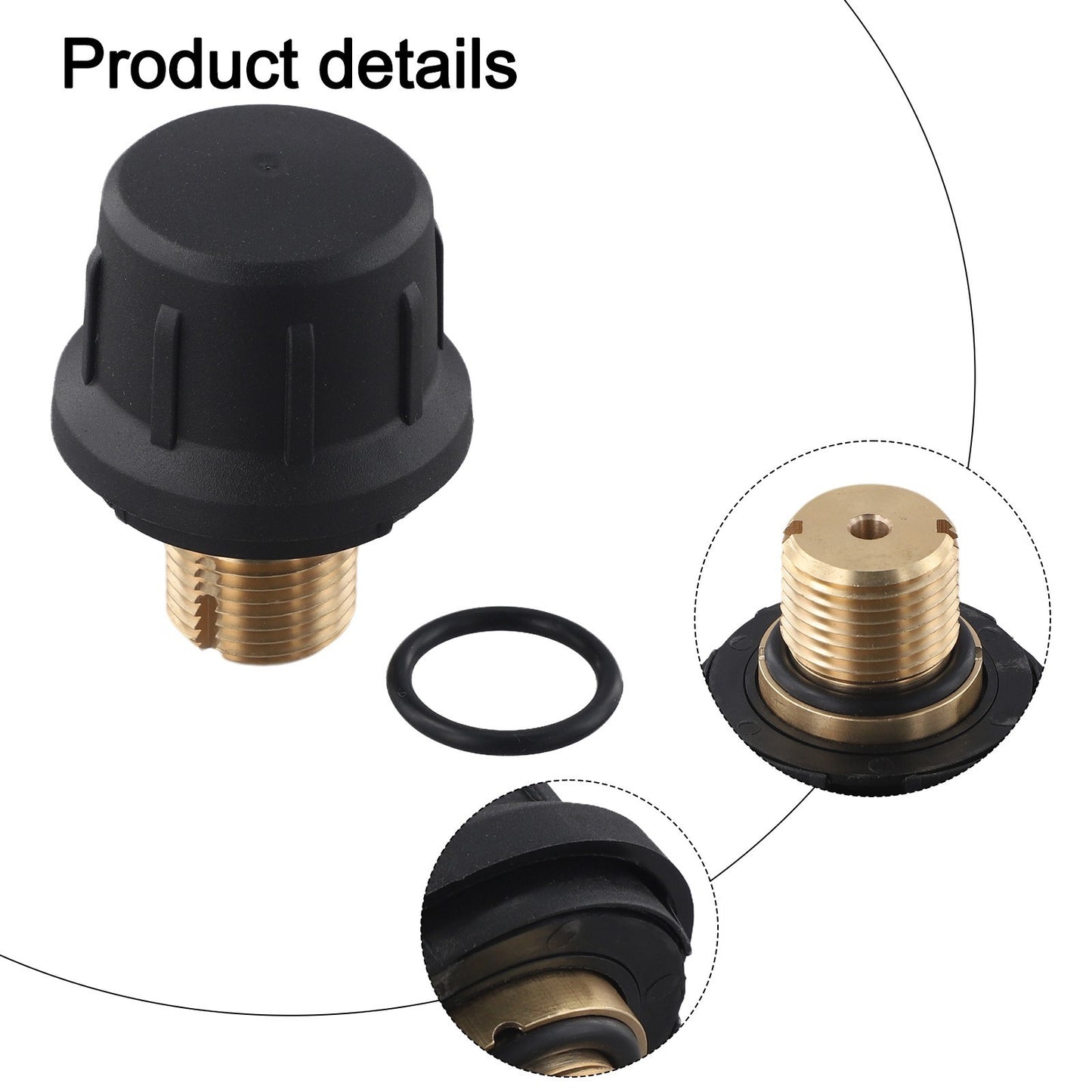 For Karcher Vacuum Cleaner Parts Reliable Brass Safety Valve for Safe Operation