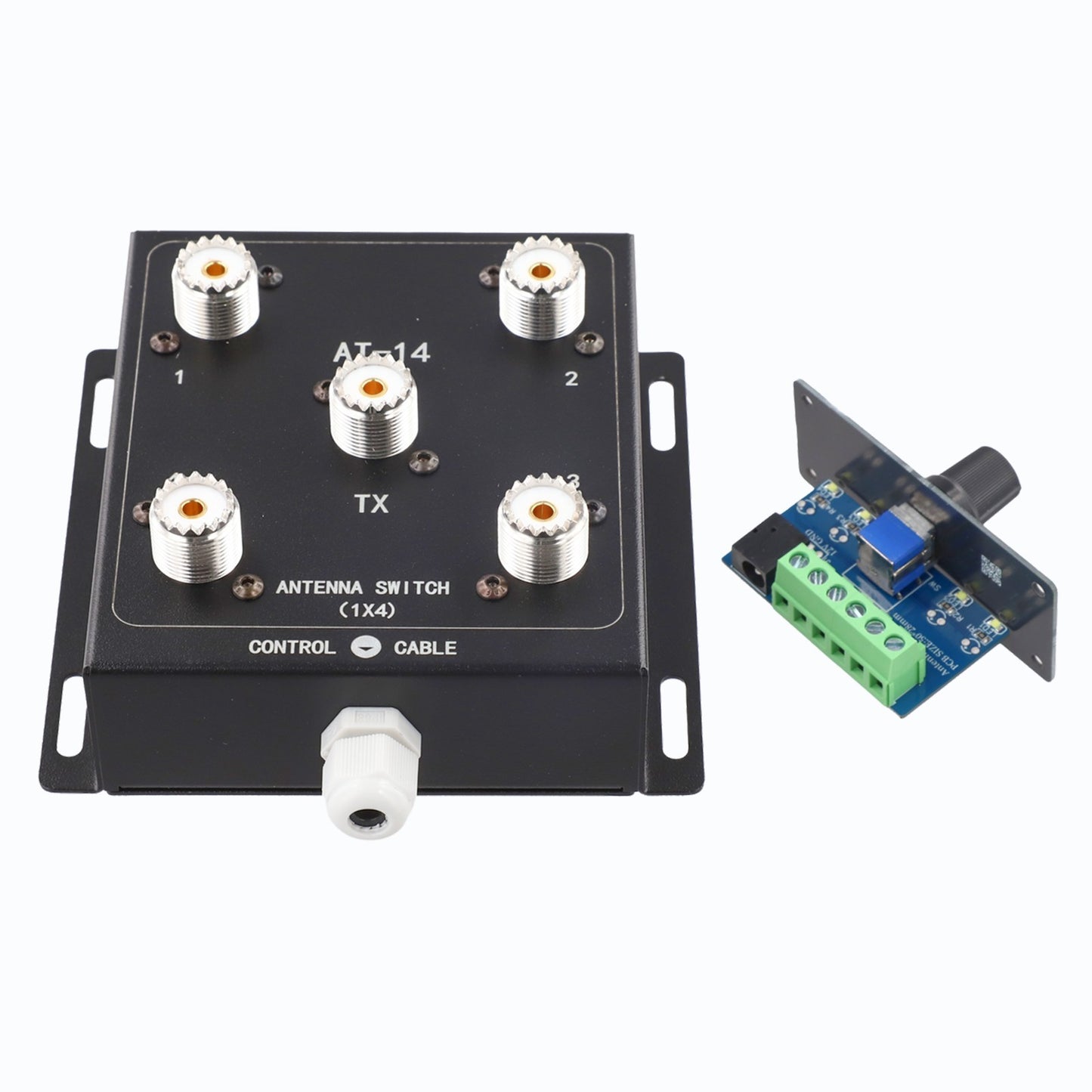 4 Way Coaxial Antenna Switch 1 8 60MHz with Low Loss Signal Technology