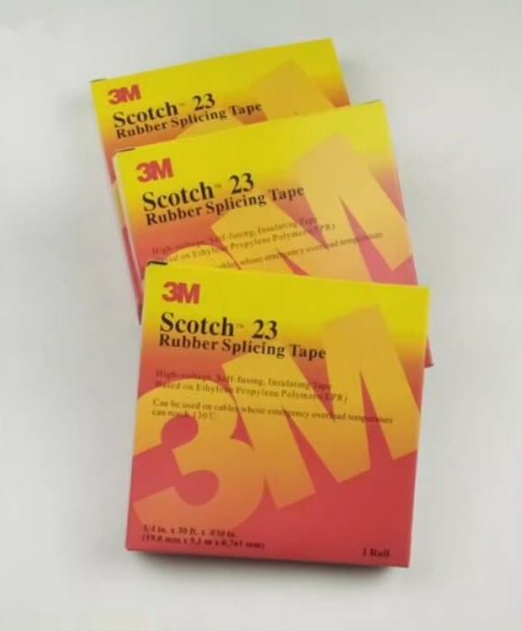 ONE(1pcs) 3M 23 Scotch Splicing Tape 3/4in.x 30ft. x 0.03in. 130℃ free ship