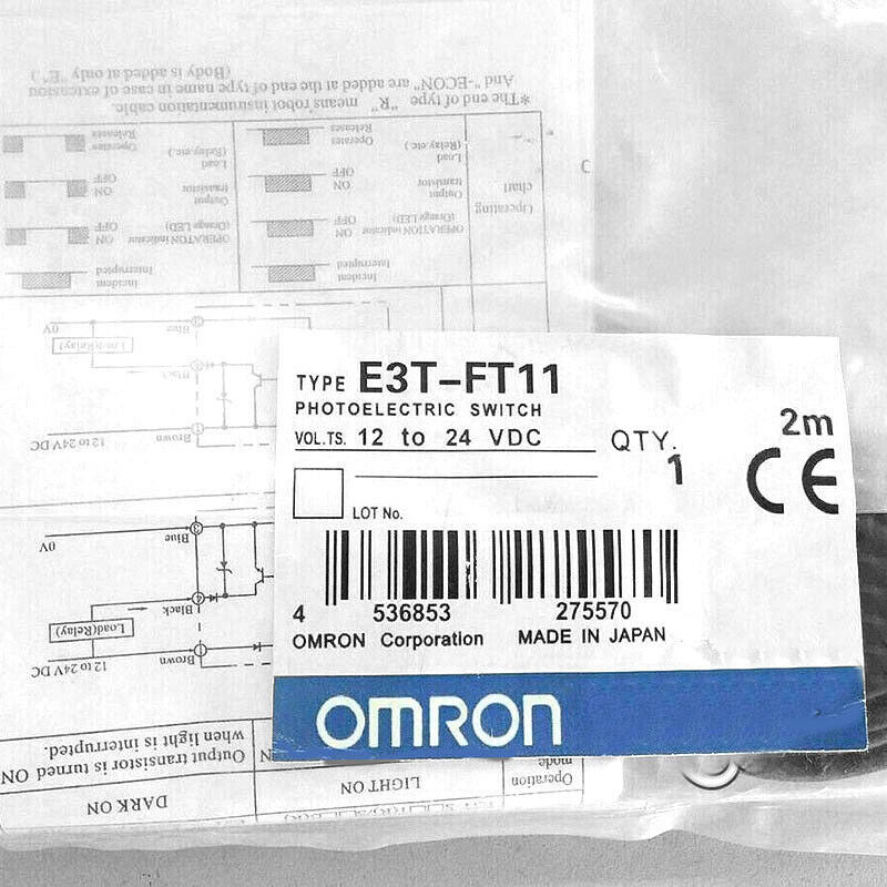 1pcs OMRON Sensor E3T-FT11 2M E3T1007E