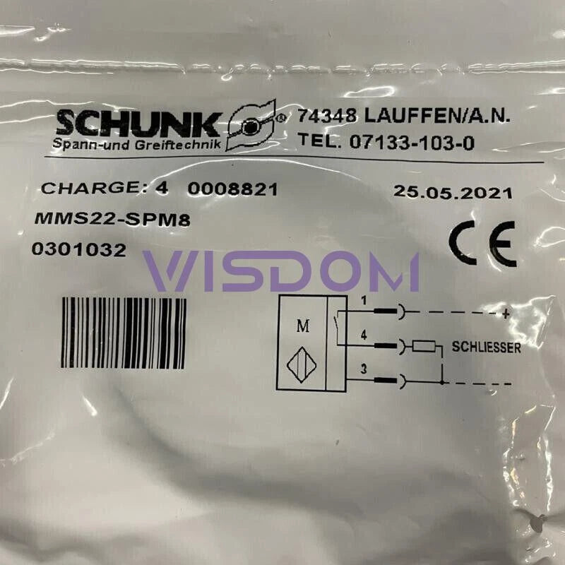 FOR SCHUNK Sensor MMS22-SPM8 0301032