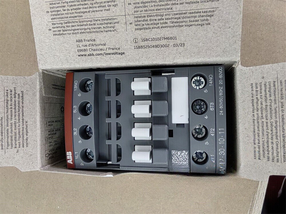 1PC ABB AF12-30-10-11 Contactor 24-60V50/60HZ 20-60VDC