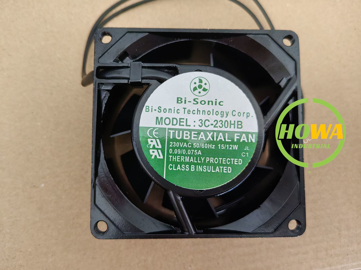 1 PCS BI-SONIC Fan 3C-230HB AC 230V 8038 8CM 2 WIRE cooling fan Aluminum frame
