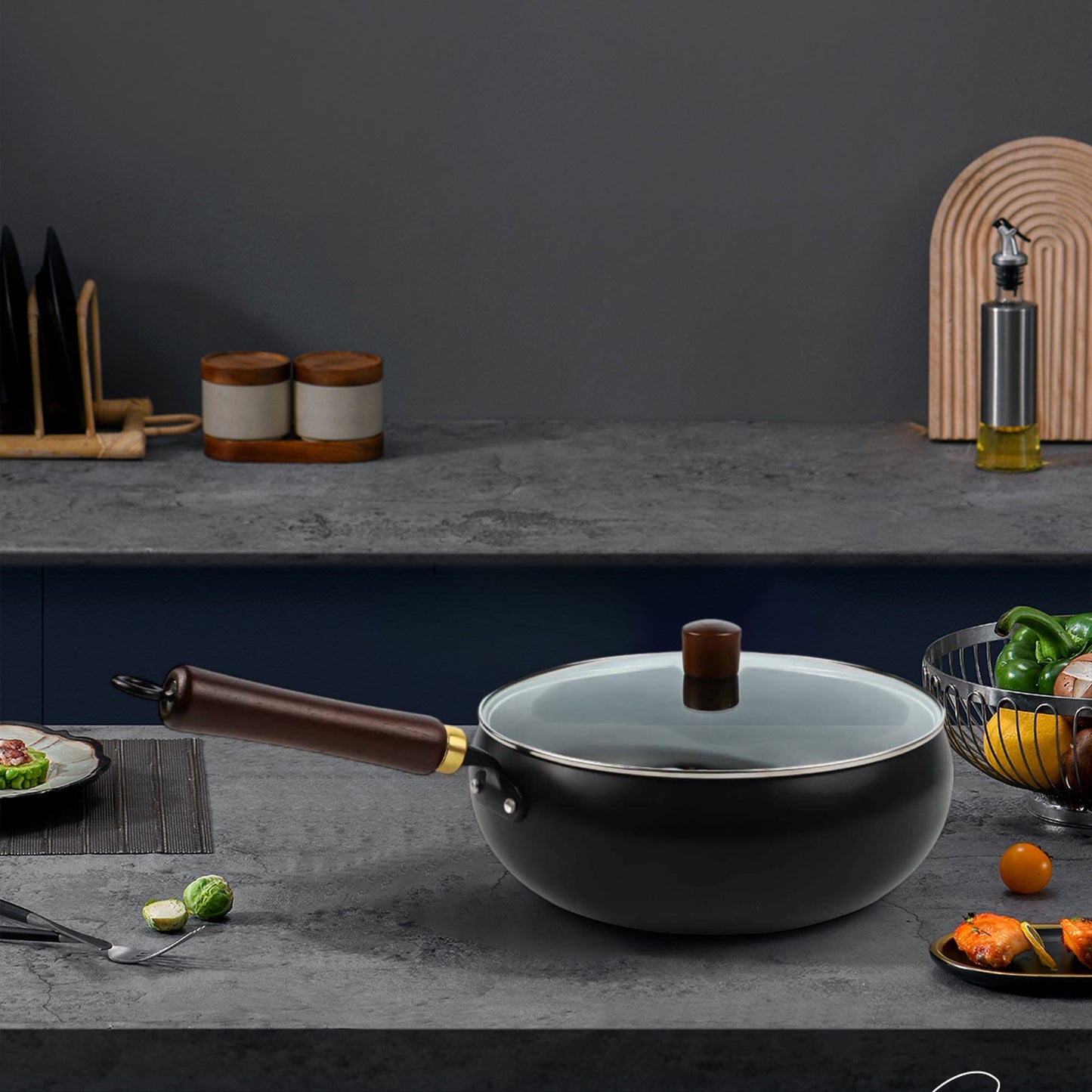 Robust Iron Pot Hand Forged Big Belly Design for All Your Cooking Needs