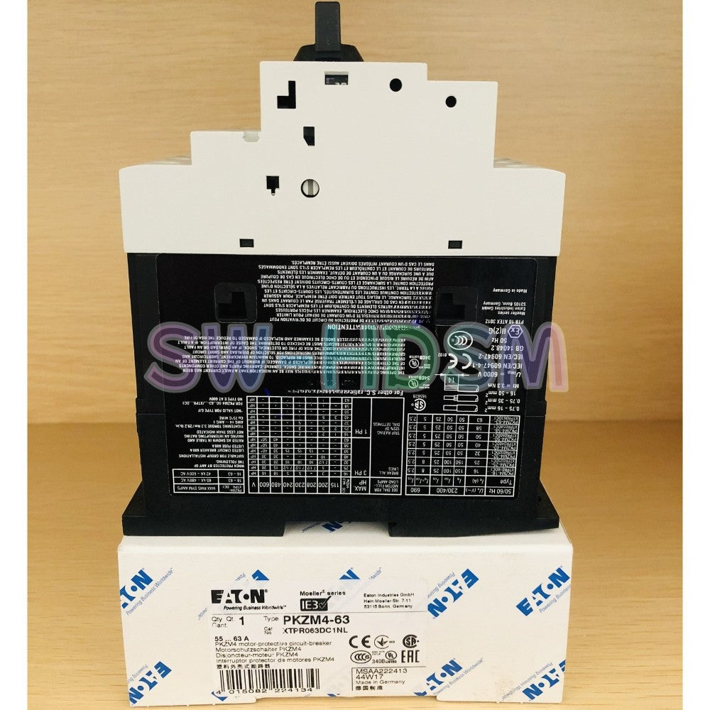 1PCS for EATON Moeller Manual Motor Protector PKZM4-63 Freight Free
