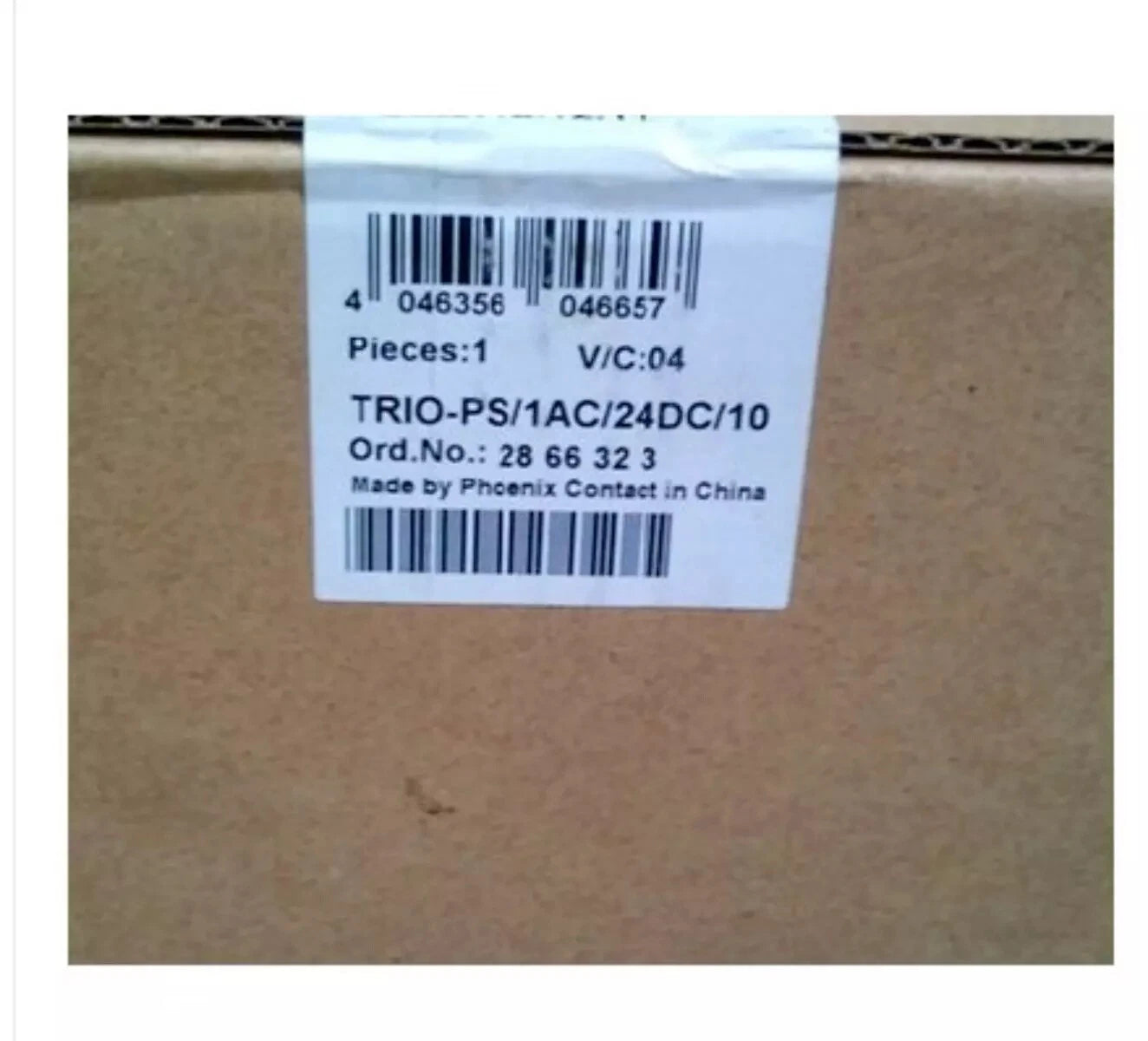 PHOENIX CONTACT 2866323 TRIO-PS/1AC/24DC/10 #P