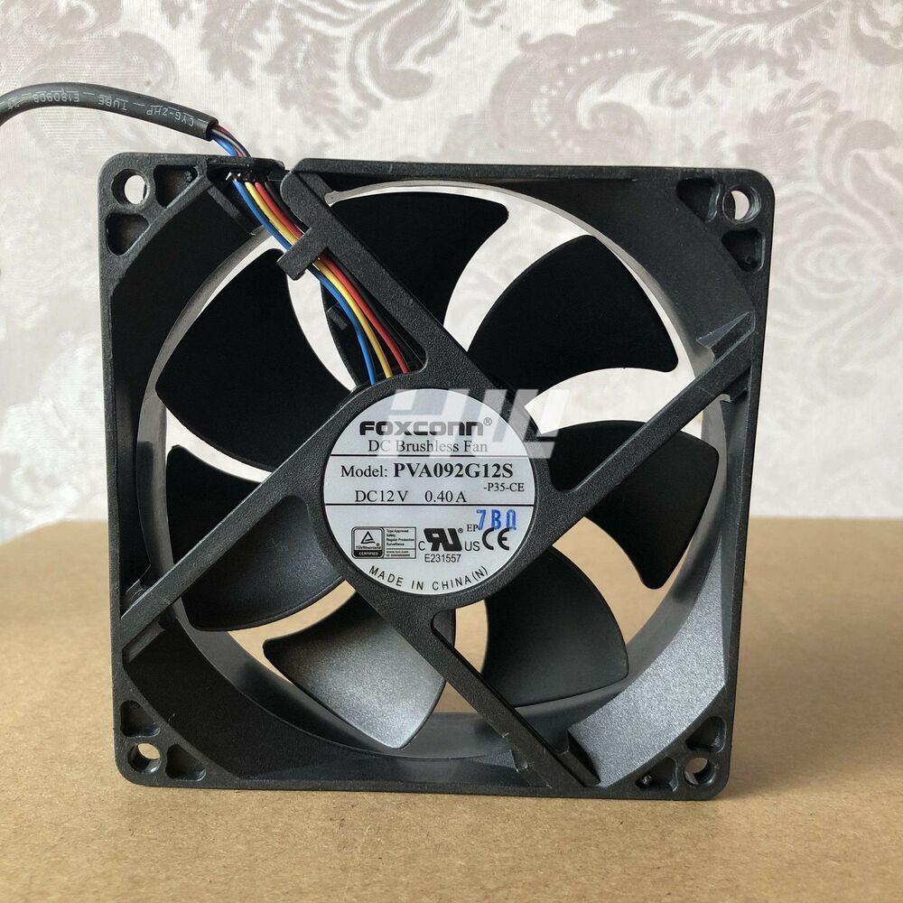 Foxconn PVA092G12S 9cm 92x92x25mm DC12V 0.40A 4 lines pwm CPU cooling fan