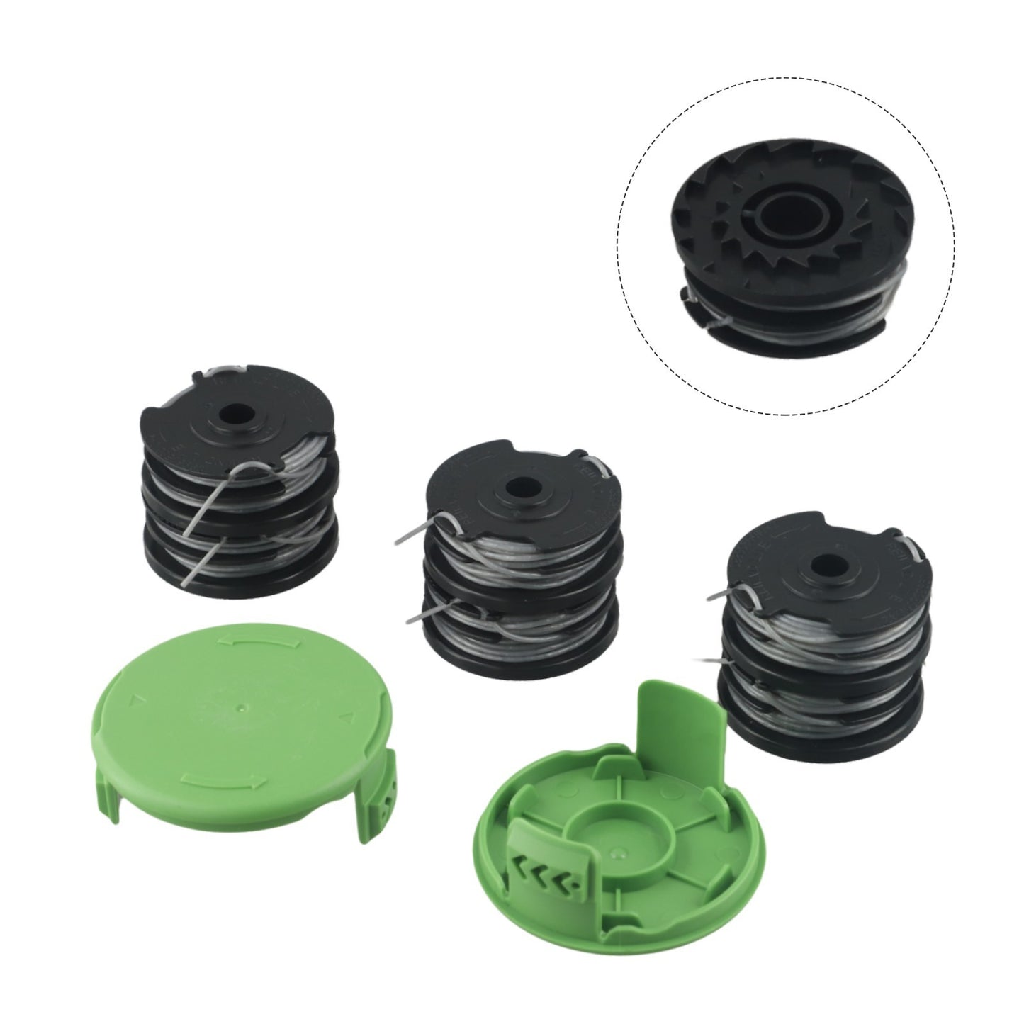 Efficient Double Line Spool for Greenworks G40LT Trimmer Cutting Performance