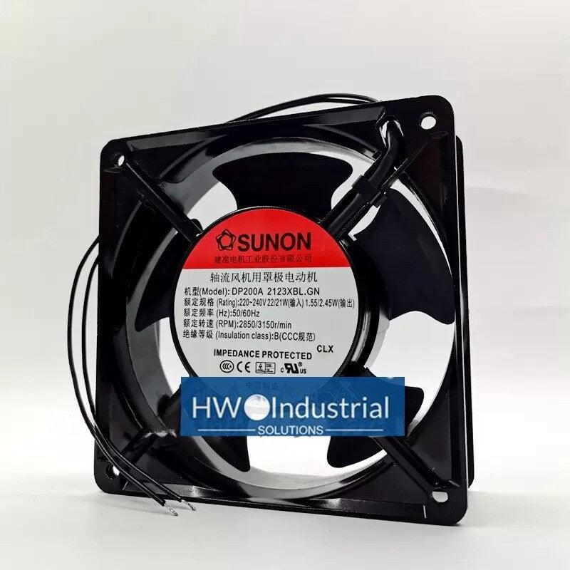 1PC SUNON 12038 12CM 220V DP200A 2123XBL.GN XBT Cabinet Cooling Fan