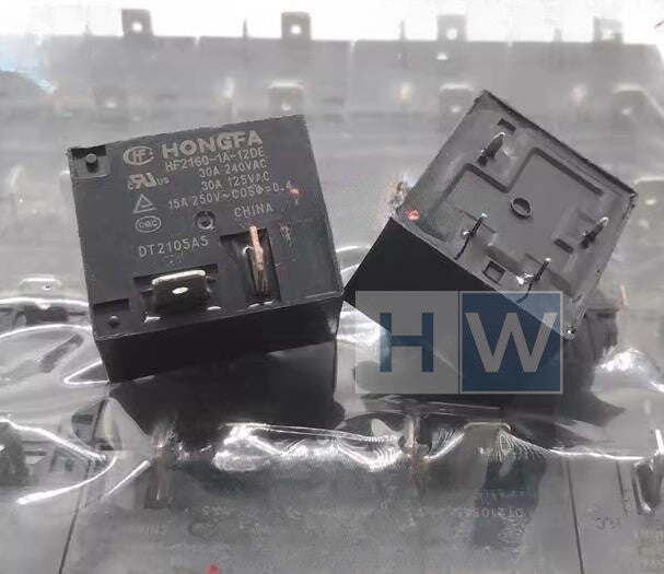 5Pcs Hong-fa HF2160-1A-12DE 12VDC 4-pin Air Conditioning Relay DC12V 30A