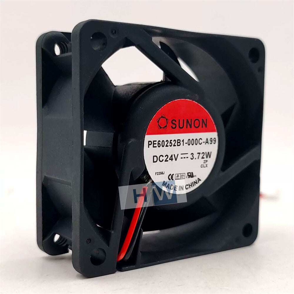 1/piece PE60252B1-000C-A99 24V 3.72W 6025 6CM SUNON Inverter Cooling Fan