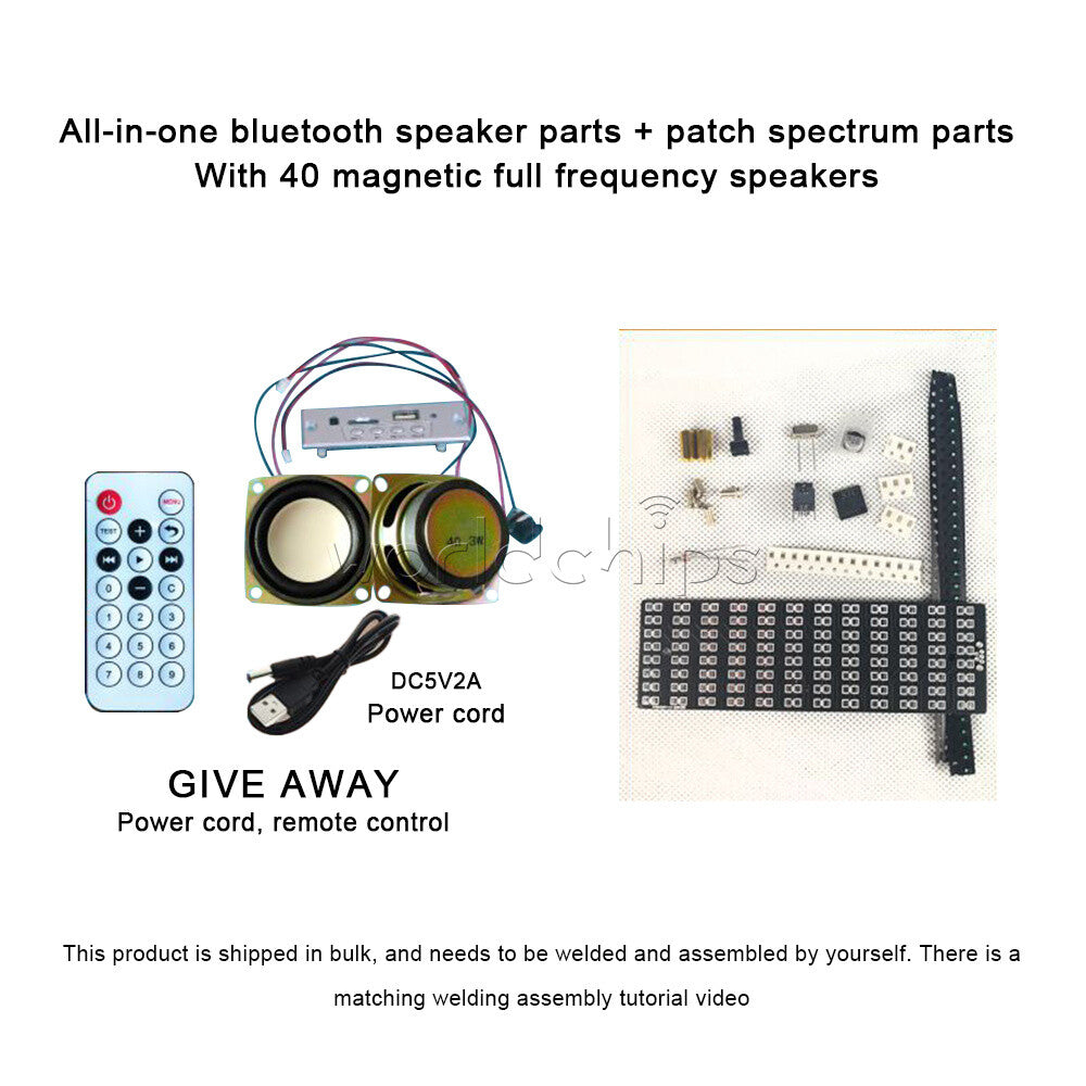 BT Speaker Production and Assembly Electronic Welding Kit Teaching Practice DIY