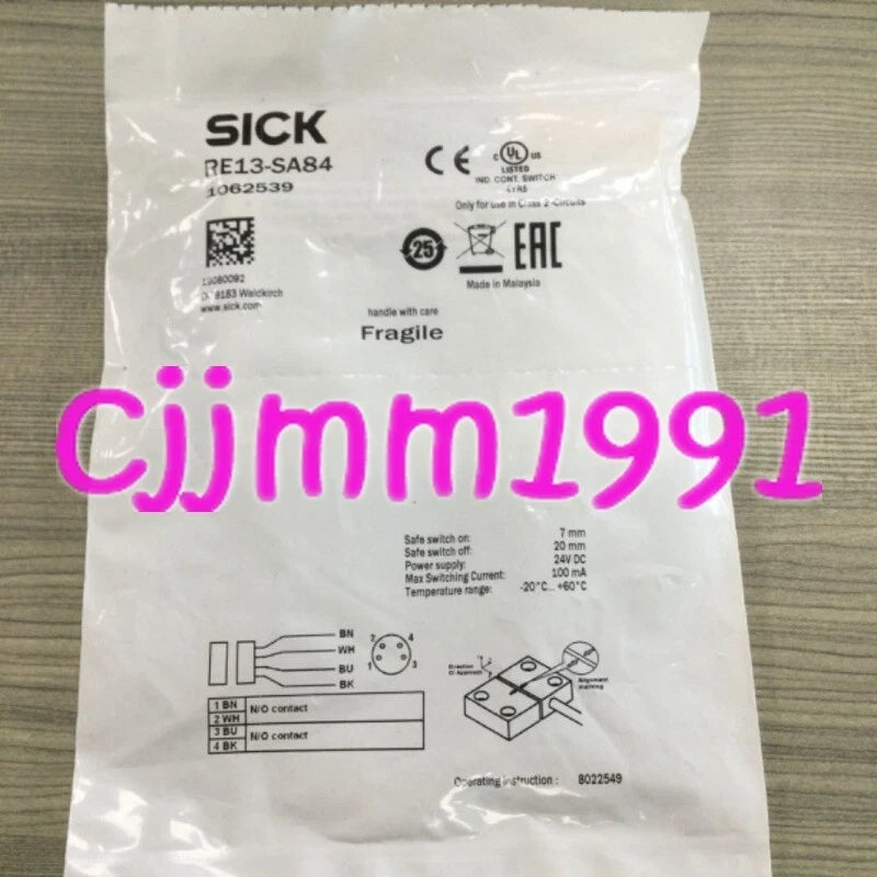 1PC SICK RE13-SA84 2068369 Magnetic non-contact safety switch #LM /da #P