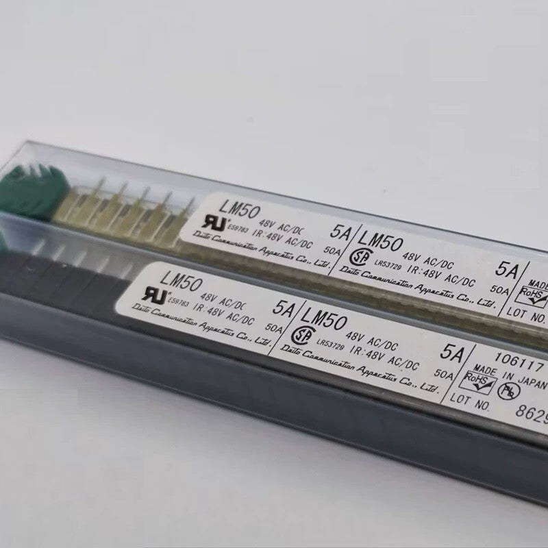 10pcs Daito Fuse LM50 5A 48V Clear transparent free ship