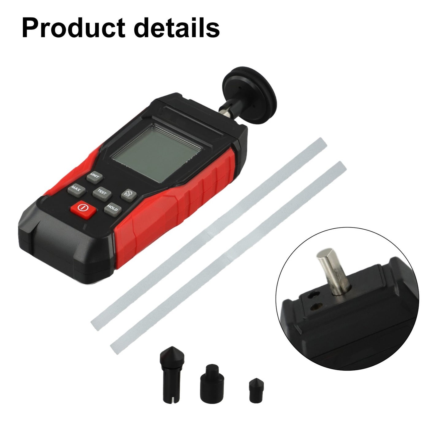 User Friendly Digital Tachometer with Adjustable Units RPM m/min ft/min