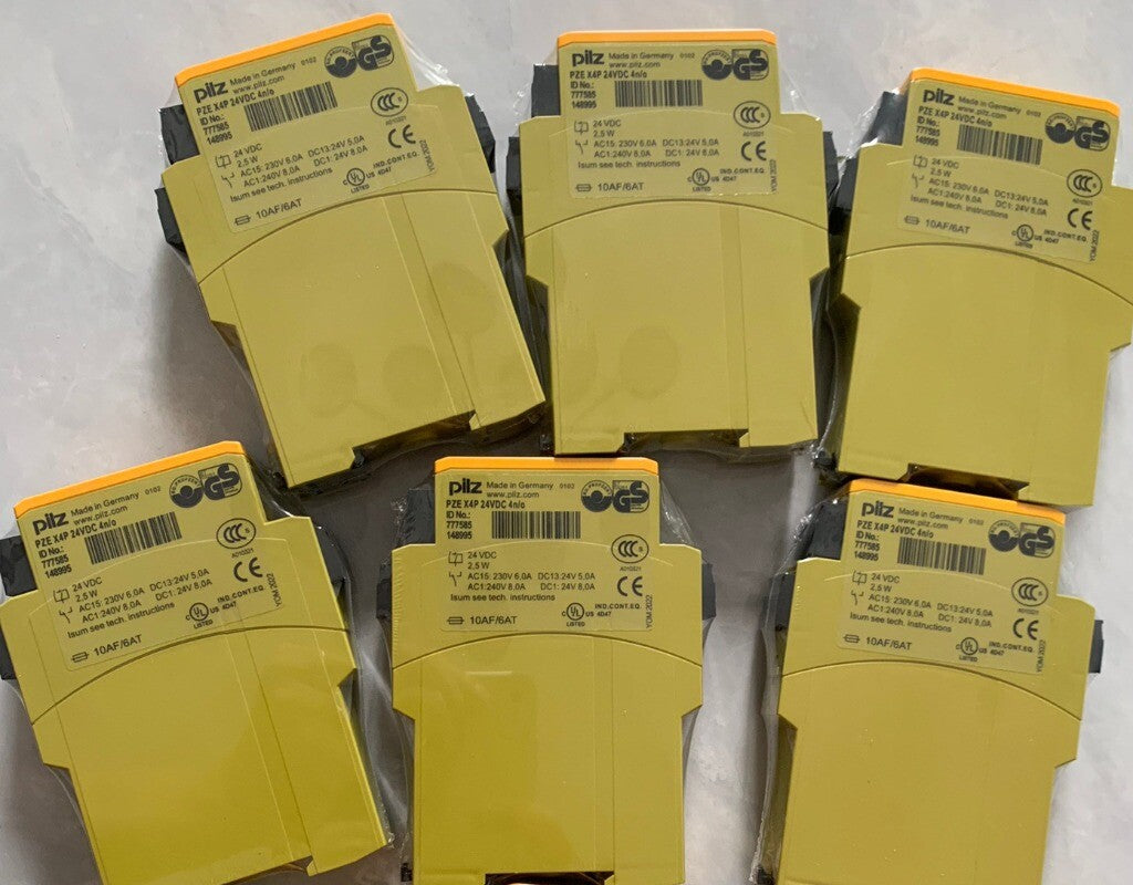 1pcs PILZ PZE X4P 24VDC 4n/o Safety Relay Module 777585