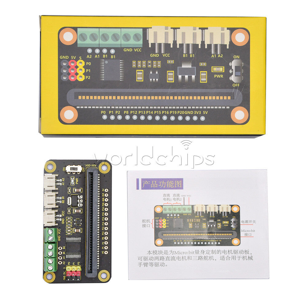 Micro Bit 5V Motor Driver Module Expansion Board TB6612FNG for Motor / Servo