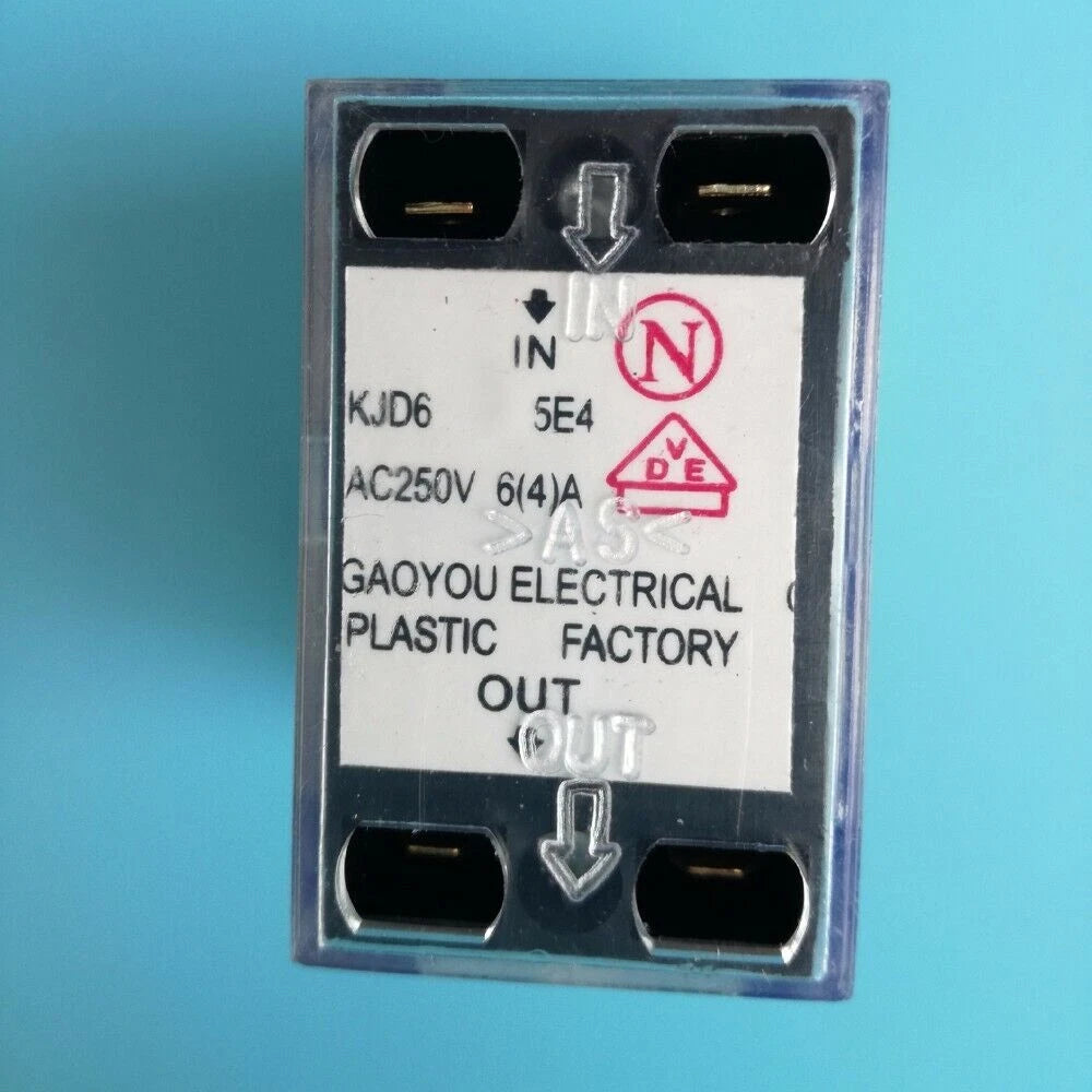 2x GAOYOU KJD6 5E4 250V 4Pins Drill Electromagnetic Waterproof Pushbutton Switch
