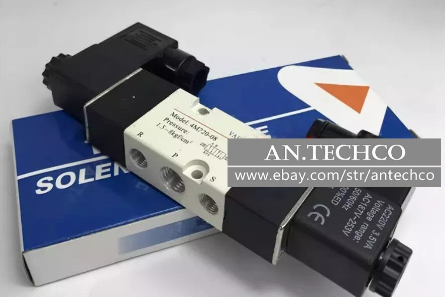 1PC AIRTAC Solenoid valve 4M220-08 AC220 Free shipping