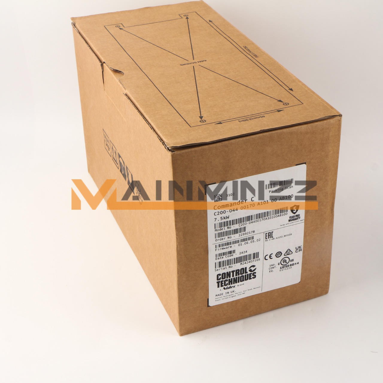 1PC Nidec 7.5KW C200-04400170A C200-044 00170 A101 00 AB100 Fast delivery
