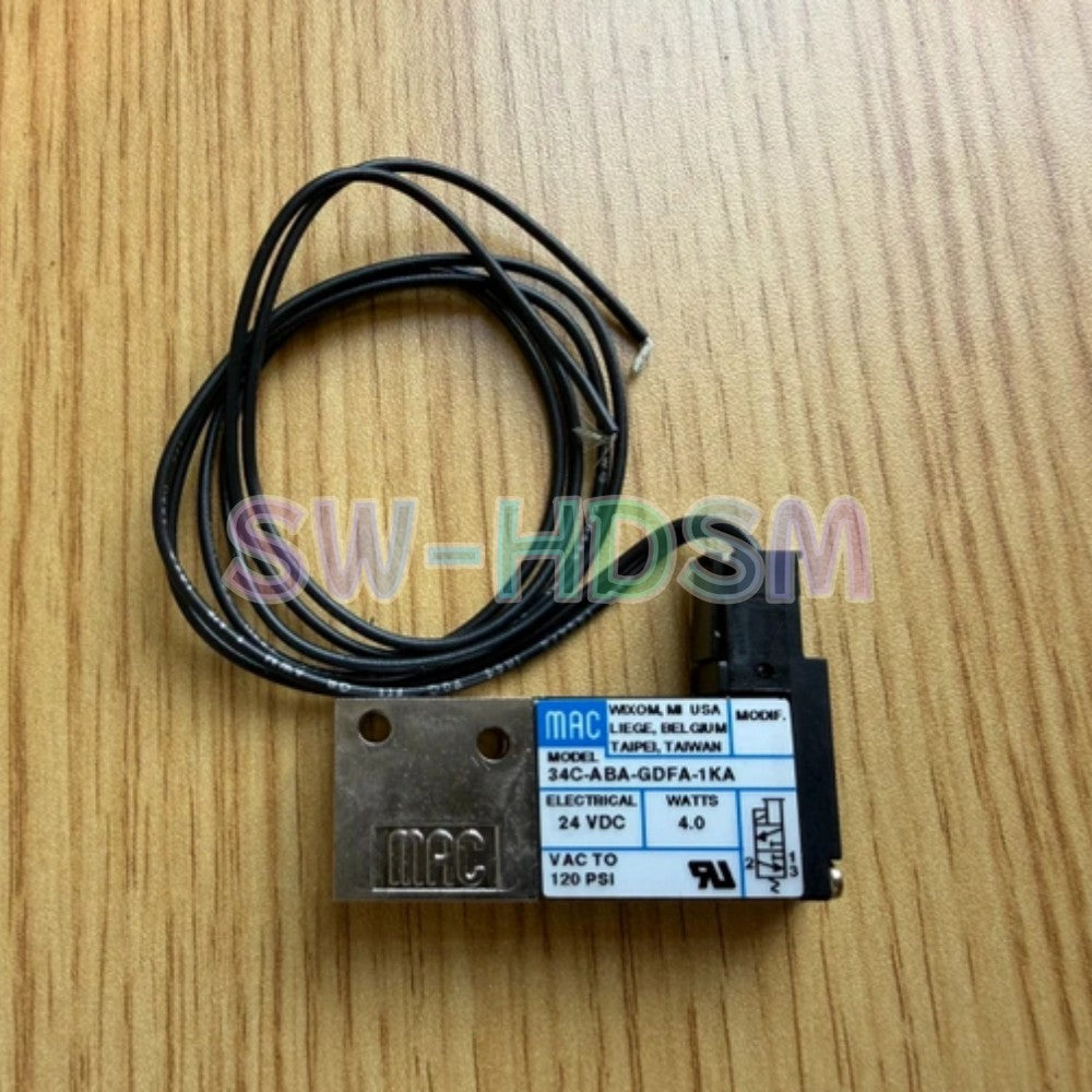 1PCS for MAC 34C-ABA-GDFA-1KA Solenoid Valve Freight Free