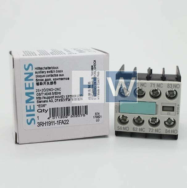 1Pc SIE-MENS Auxiliary Contact 3RH1911-1FA22