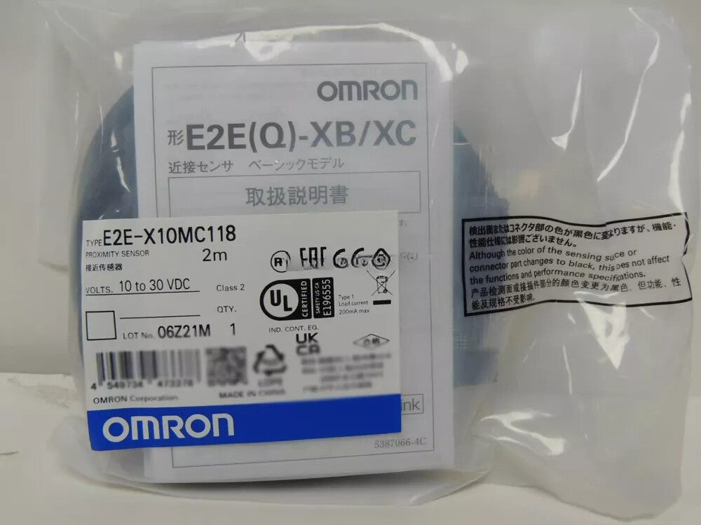 1PC Omron E2E-X10MC118 Proximity Sensor E2EX10MC118