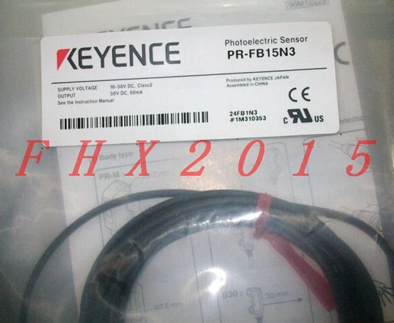 KEYENCE Photoelectric Switch PR-FB15N3 10-30VDC PRFB15N3 #P
