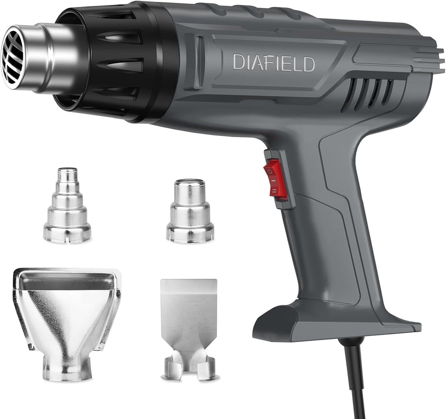 1850W Heat Gun, Dual Temperature Settings, Fast Heat Hot Air Gun, Durable& Overl