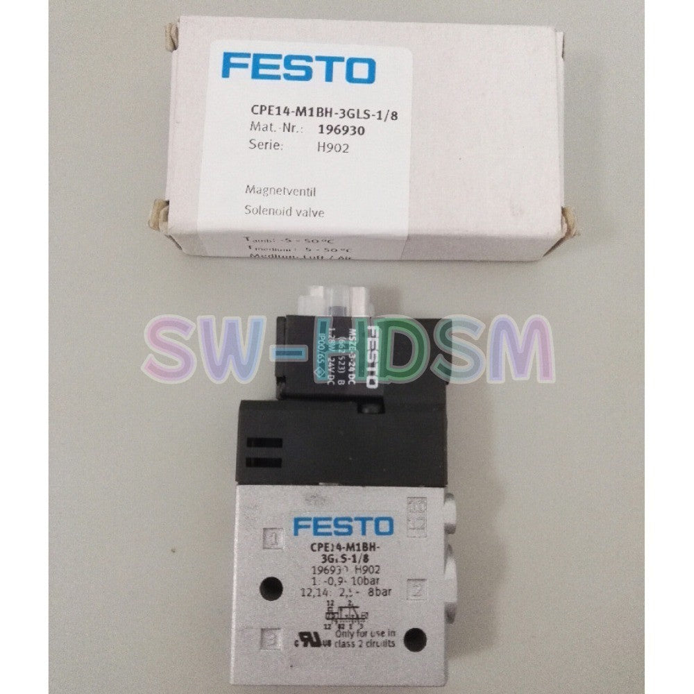 1PCS for Festo CPE14-M1BH-3GLS-1/8 196930 Solenoid Valve Freight Free
