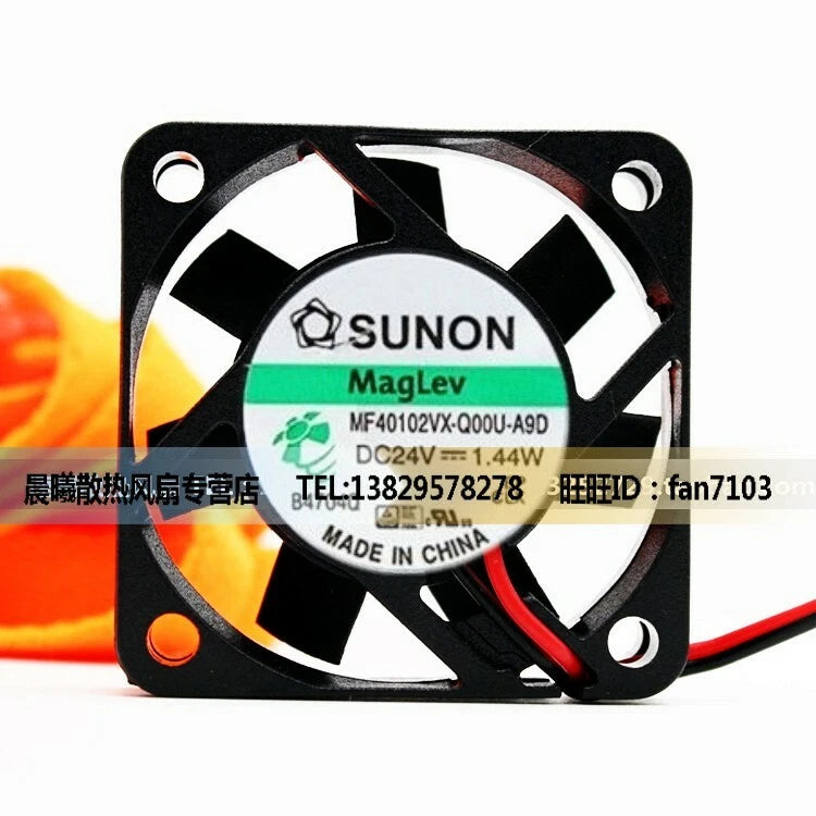 1pc MF40102VX-Q00U-A9D Silent fan 40*10mm 24V 1.44W 2wire
