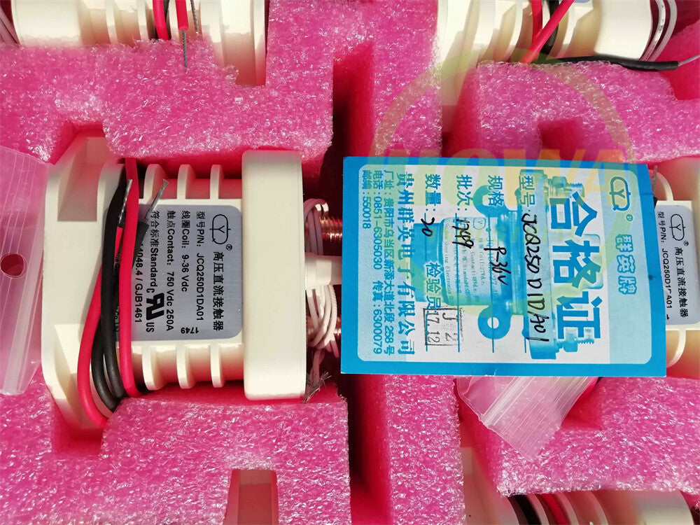 1/piece JCQ250E1EA01 Relay Contact 2-wire 750V DC250A Coil 9-36Vdc