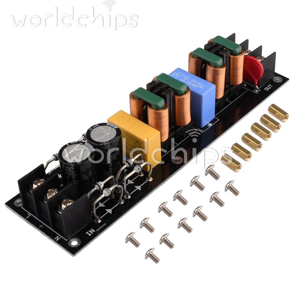 AC110V-265V 15A 2000W EMI Power Filter Module High Frequency Filter Board