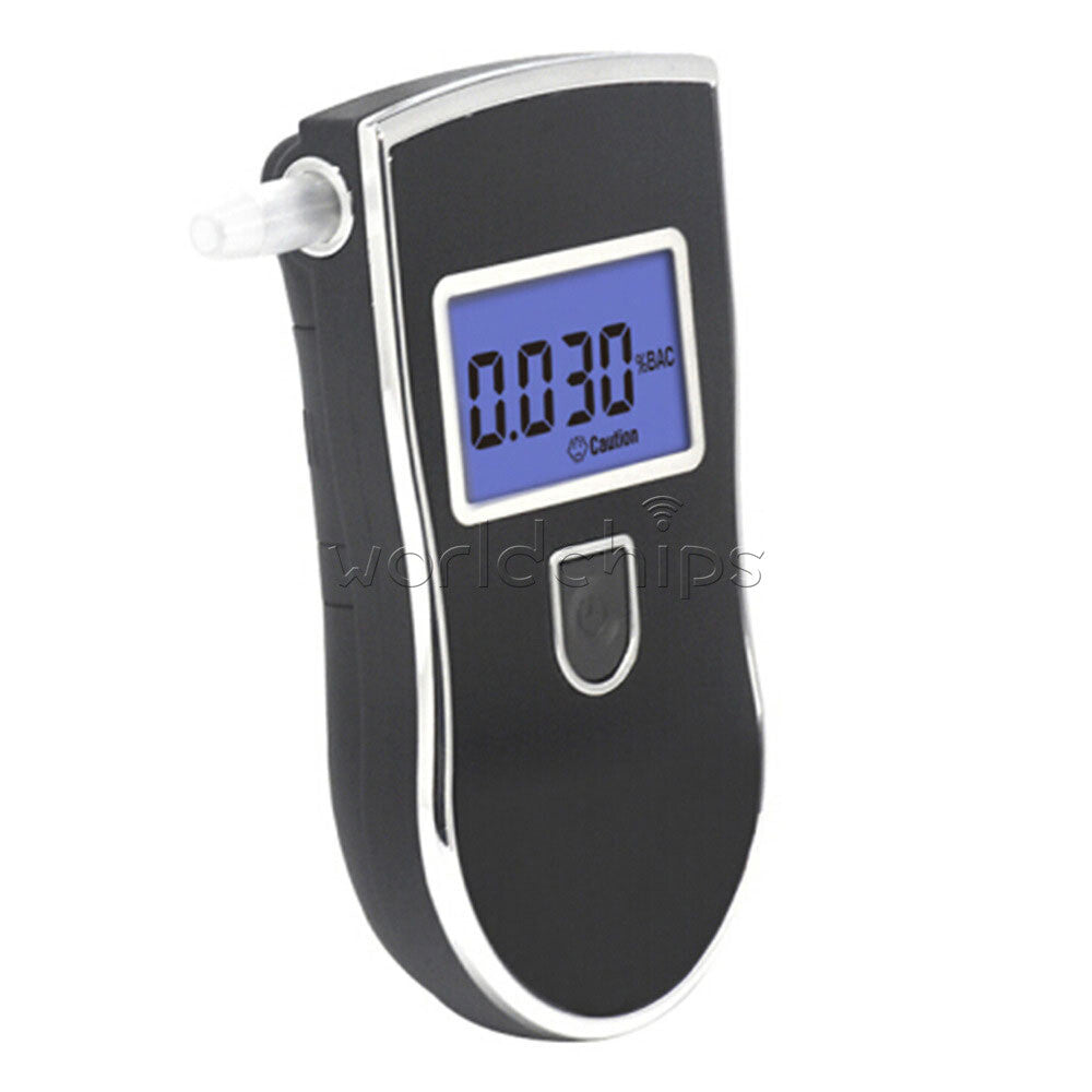 Portable Digital LCD Breath Alcohol Tester Breathalyzer AT-818 Alcohol Detector