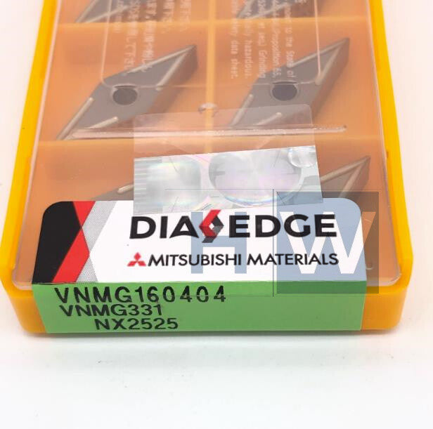 Box/10Pcs Diamond Turning Tool Grain VNMG160404 NX2525 CNC Blade