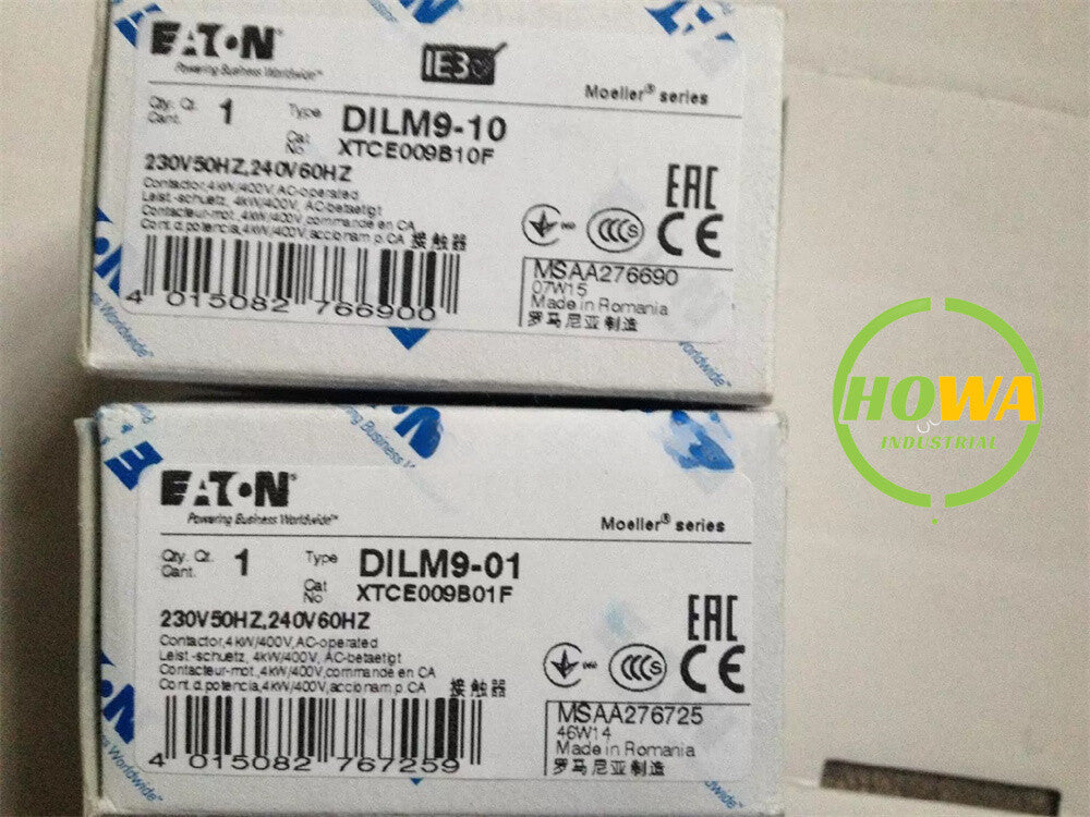 1/piece EATON Contactor DIL M9-01 DILM9-01 230V50Hz 240V60Hz