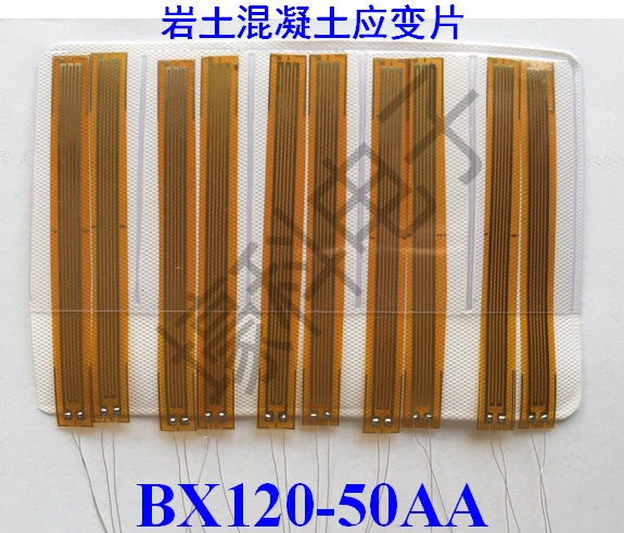 10PCS foil resistance/concrete strain gauge/pressure strain gauge BX120-50AA