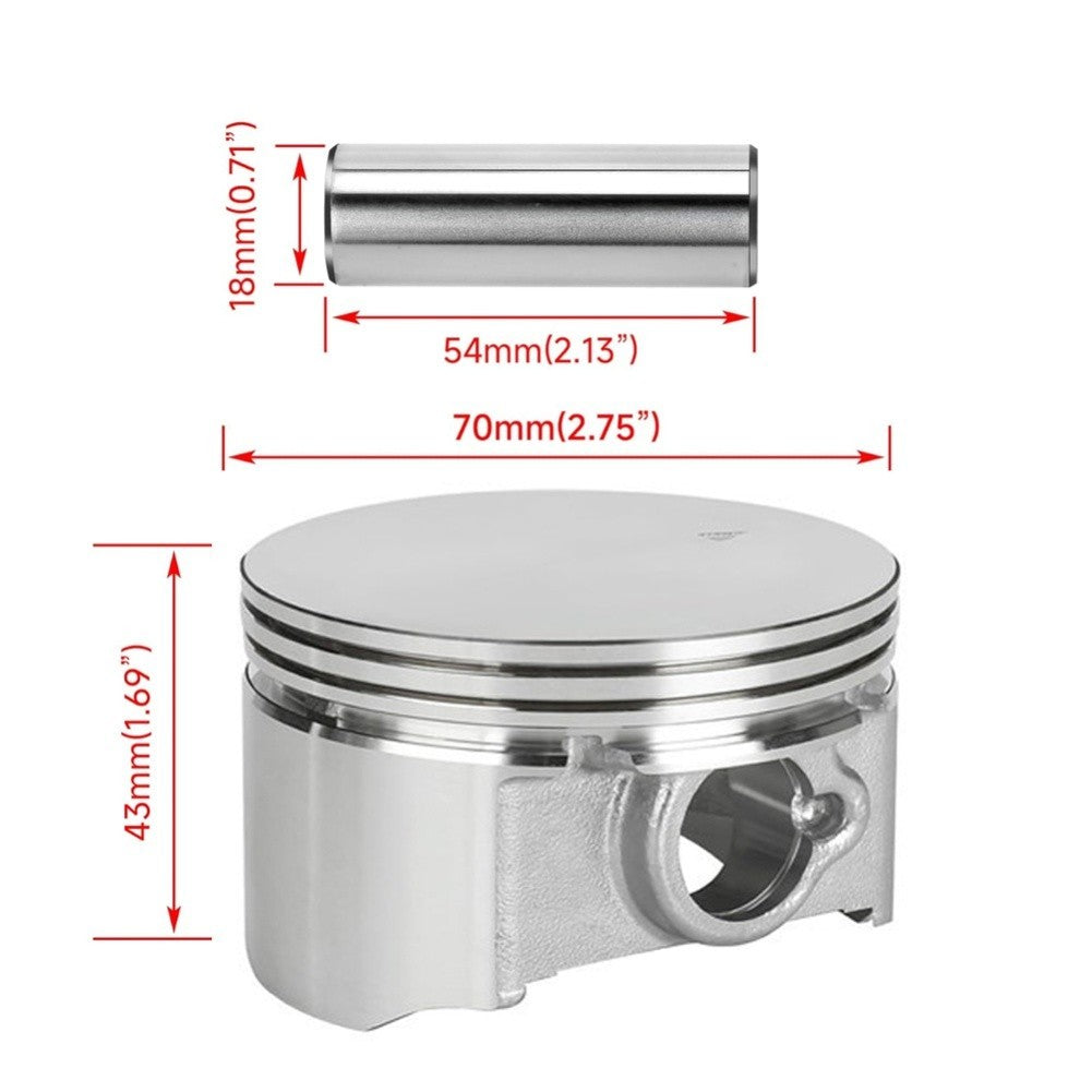Powersport Activities High Compression Piston User-Friendly Installation