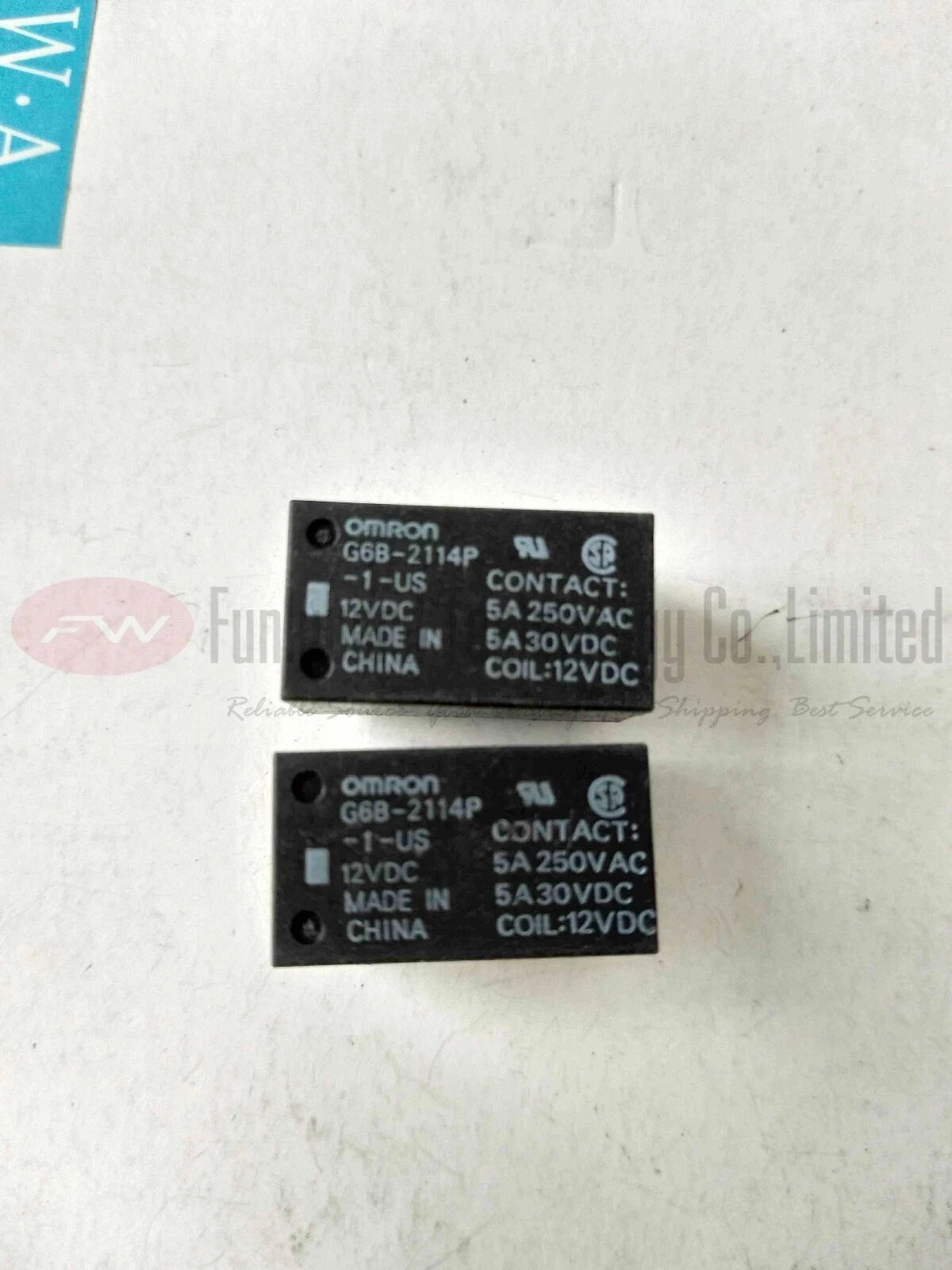 10pcs G6B-2114P-1-US 12VDC Power Relay 5A 6 Pins