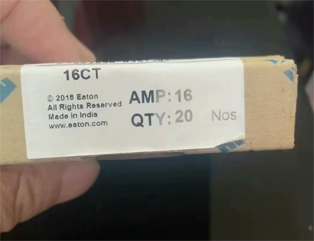 20PCS /BOX BUSSMANN/EATON 16CT FUSE 690Vac 16A .
