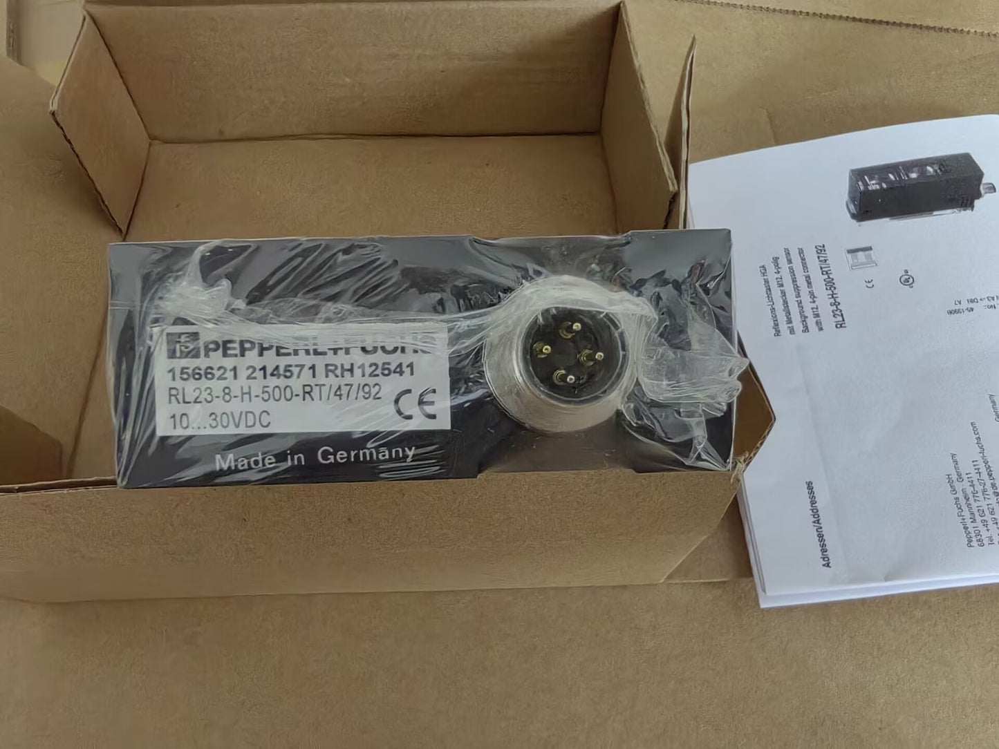 P+F RL23-8-H-500-RT/47/92 Photoelectric Sensor KD
