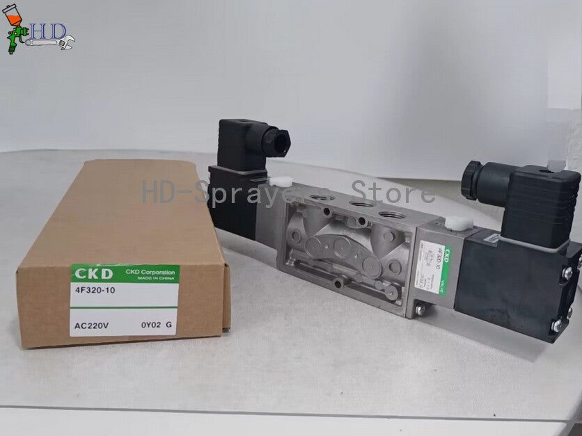 1PCS For CKD 4F320-10 AC220V lenoid valve In Box freight free