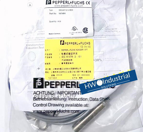 1PCS P+f For Proximity Switch 3RG4012-0JB00 Inductive Sensor
