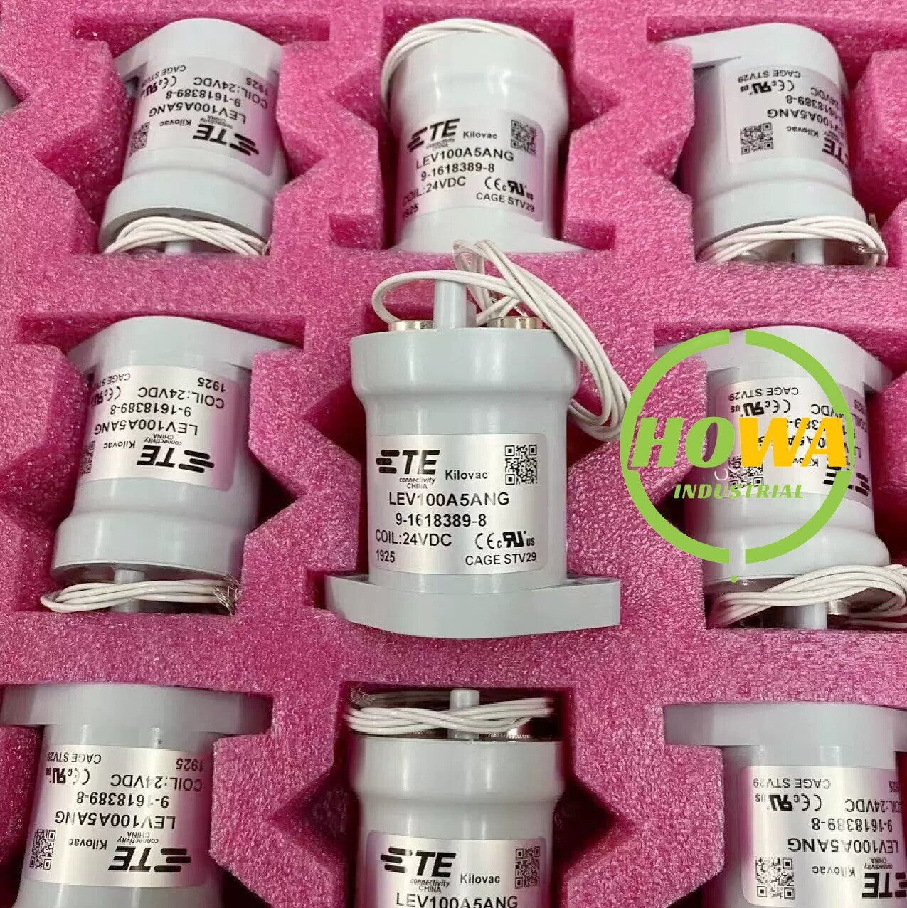 1PC LEV100A5ANG TE Contactor 9-1618389-8 High-voltage DC Relay 24VDC